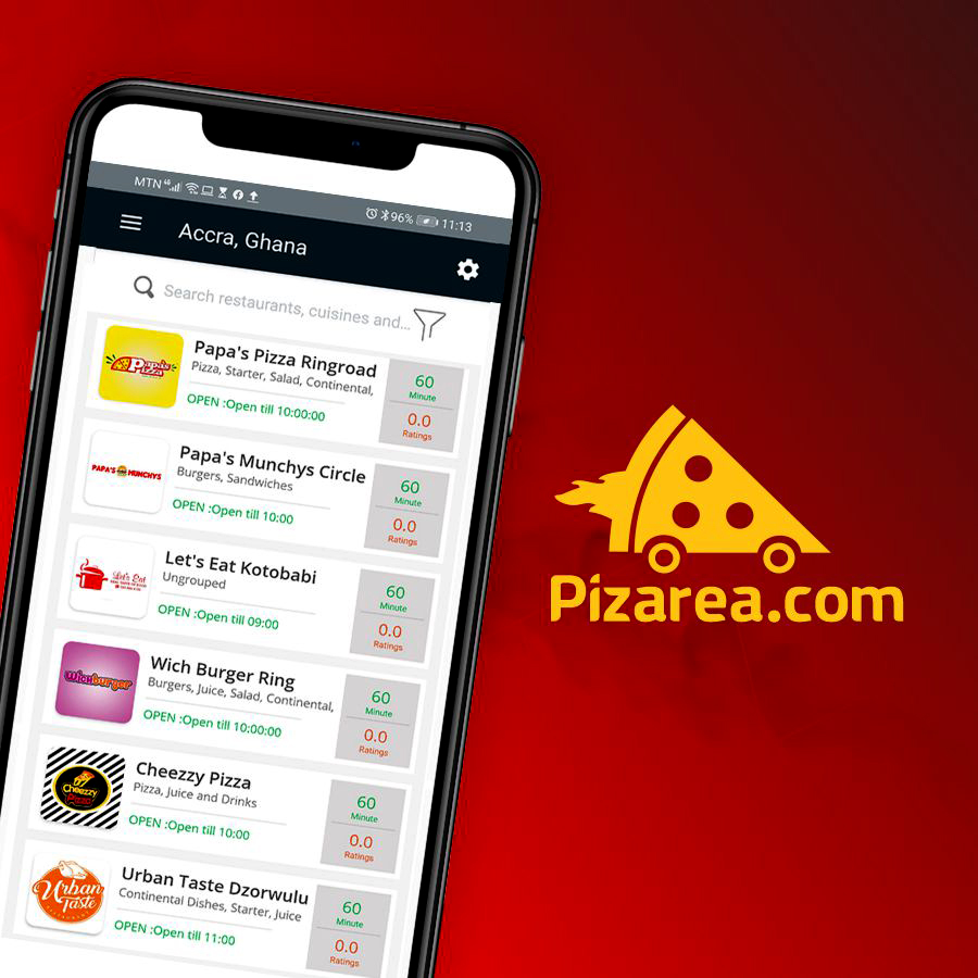 Pizarea Food Ordering App